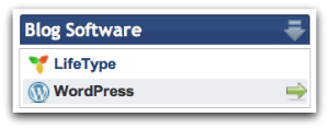 Install Blog Software