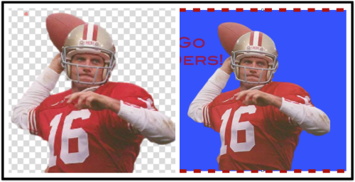 Add Border background and text